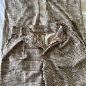 Maurices Beige Plaid Women's Dress Pants